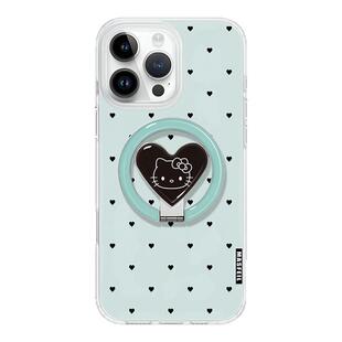MASFEIL × 绿色猫咪适用苹果17Promax手机壳新款Ro9磁吸带支架iPhone16Pro保护套air高级感女生ip15pm卡通14