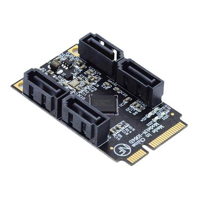 MiniPCIE转4口SATA转接卡