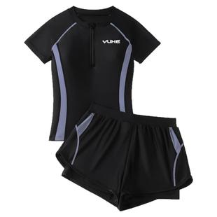 泳衣女款2025新款高级感保守分体遮肚显瘦专业游泳馆专用温泉泳装