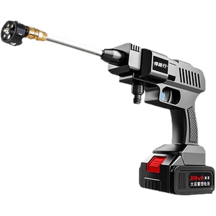 新式农用无线锂电打药机电动喷雾器充电高压洗车水枪喷头浇花神器