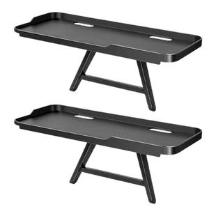 电视显示屏幕置物架机顶盒挂架免打孔电脑液晶显示器路由器收纳架