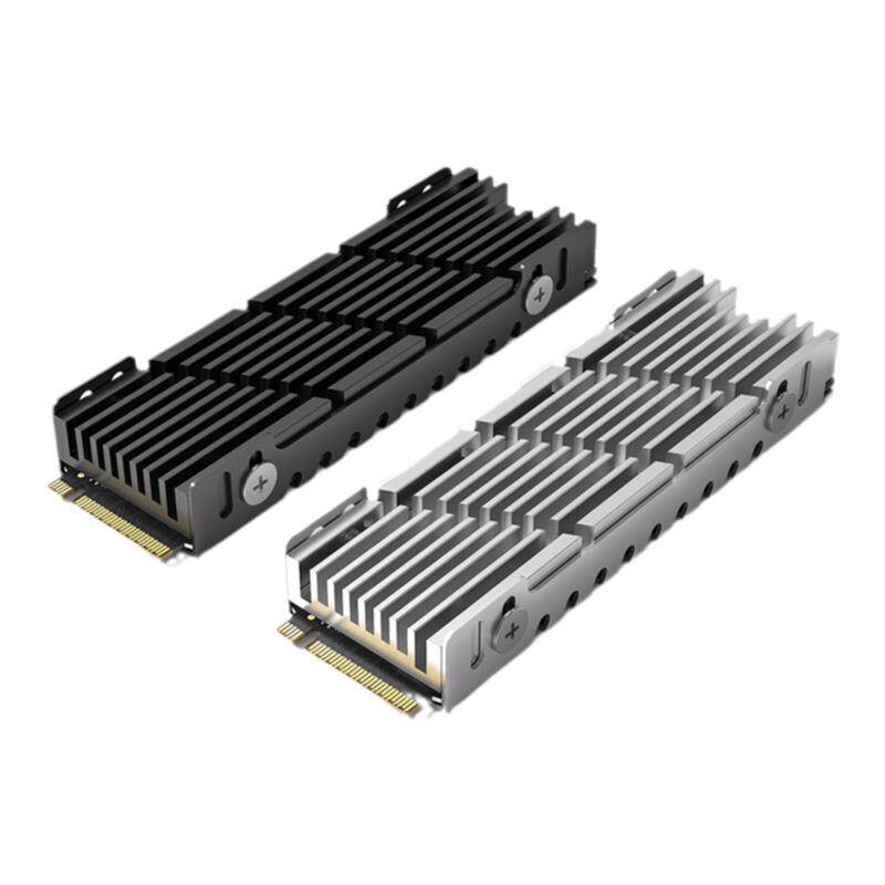 M.2固态硬盘散热器台式机PS5散热2280NVMe全铝SSD马甲加装降温