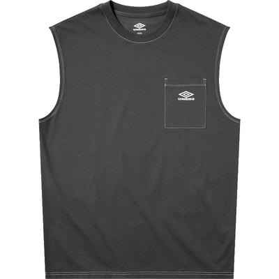 umbro茵宝运动背心无袖logoT恤