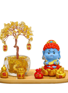 十二生肖本命佛财神爷摆件