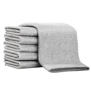 博生钢丝洗碗布不沾油抹布厨房专用金属丝清洁球银丝去污清洁神器