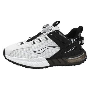 莆田男鞋夏季透气网面旋钮扣青少年运动休闲跑步减震软底老爹潮鞋