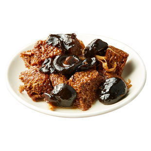 光茂上海四喜烤麸加热即食方便速食面筋制品原和平饭店主厨监制