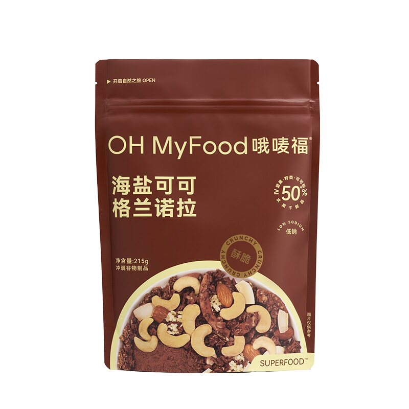 ohmyfood海盐可可烘焙燕麦片