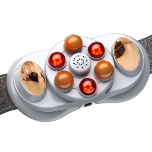 奥克斯砭石揉腹仪腹部按摩器自动加热揉肚子神器益生促进肠胃蠕动