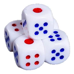 色子麻将骰子新料耐摔高质量圆角骰子粒数字色子夜店酒吧娱乐用品