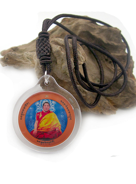 透明双面佛像吊坠亚克力