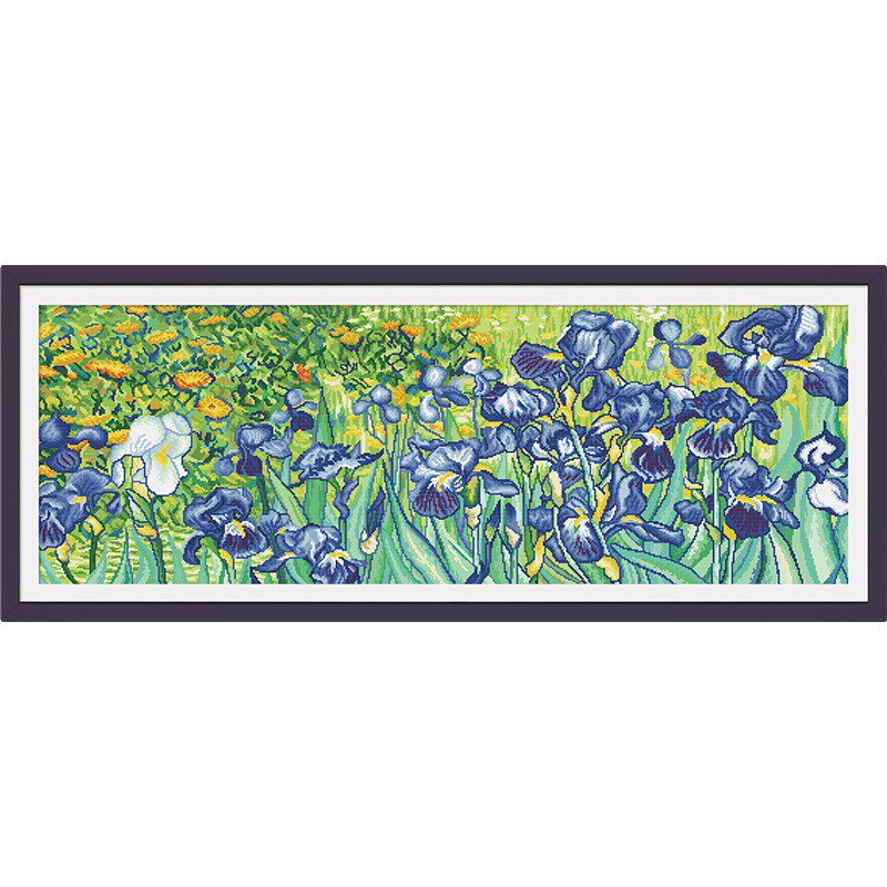 KS现代挂画植物花卉风景十字绣