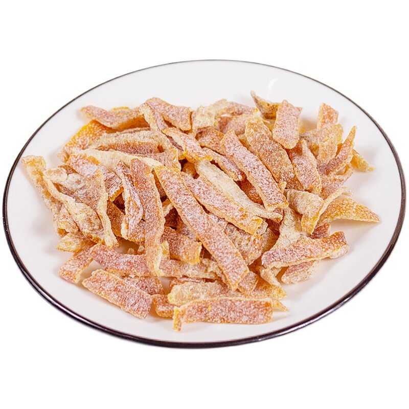 九制盐津陈皮丝干零食甘草老陈皮蜜饯橙皮橘皮桔子皮丁干泡水孕妇