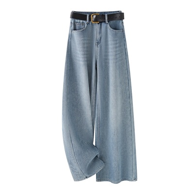 牛仔阔腿裤女秋冬季2025新款裤子