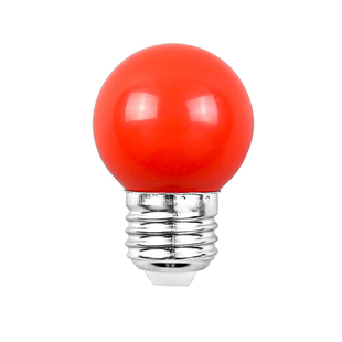 LED小彩色灯泡大螺口E27 酒店红 蓝 紫 粉光网红小夜灯七彩灯泡