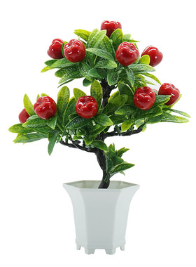 仿真水果塑料花盆栽婚庆假花盆景