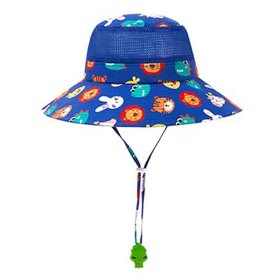 UPF50+宝宝防晒盆帽送安全口哨