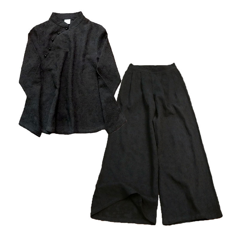 【苇素禅服】不易皱棉麻，禅意佛系太极服，中式女装中国风套装