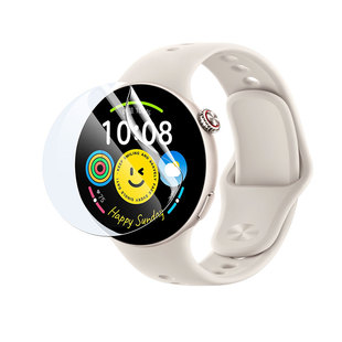 柠乐适用iQOO Watch5手表保护膜iqoowatchgt钢化膜gt水凝软膜vivowatch5智能运动手表vivo全屏iqoowatch贴膜3
