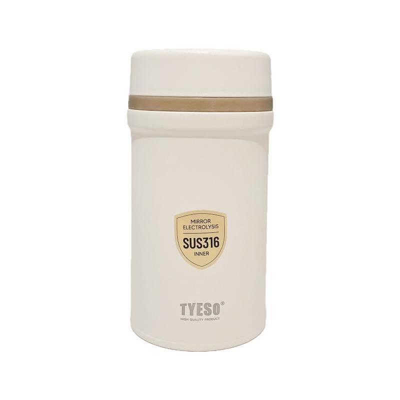TYESO保温饭盒银耳羹焖烧杯316不锈钢大容量高颜值保温杯学生水杯