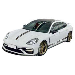 适用于保时捷帕拉梅拉车贴拉花panamera改装饰引擎盖车身侧裙贴纸