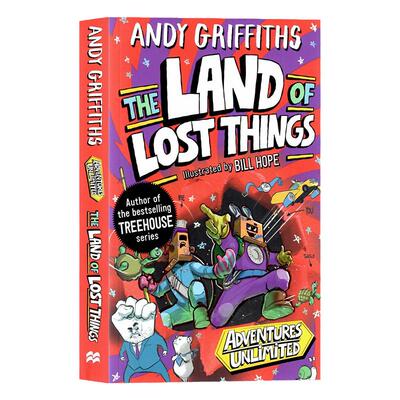 预售 无限冒险 失物之地 英文原版小说 Adventures Unlimited The Land of Lost Things 儿童冒险主题小说树屋畅销书 安迪格里菲斯