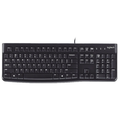 k120USB有线键盘罗技笔记本