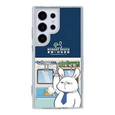 THE HOODx星期一的布鲁斯 又到上班时间了 适用于三星Galaxy S25/24/23 Ultra/Plus气垫防摔手机壳镜面保护壳