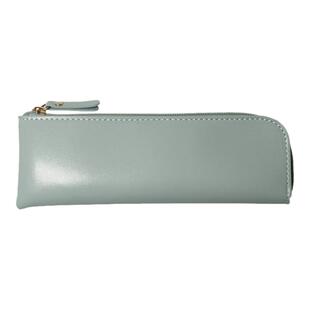 迷你小众简约pvc皮质笔袋小巧便携纯色保护套学生收纳文具铅笔袋