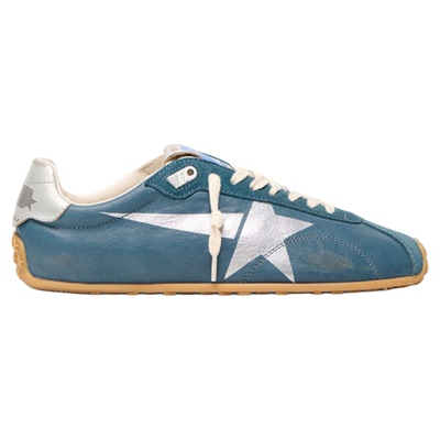 MarathonSpeed蓝色薄底休闲鞋