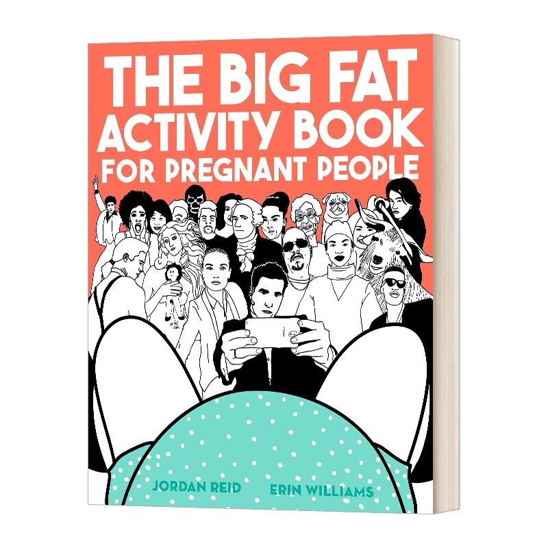 The Big Fat Activity Book for Pregnant People 孕妇活动书 准妈妈手册 游戏 孕期建议 日记 英文版 进口英语原版书籍