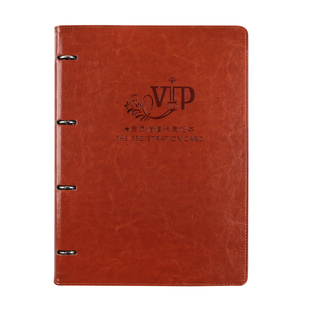 顾客档案本vip客户登记本美容院理发店会员信息登记表活页笔记本