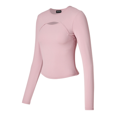 黑标300N前胸镂空长袖T恤BRA