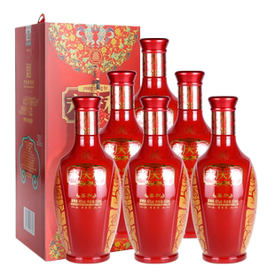 互助青稞酒喜和永庆和42度500ml*6整箱礼盒装清香型白酒青海特产