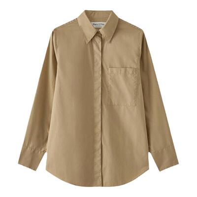 Marc O'Polo/MOP春秋新款气质廓形宽松时尚都市长袖衬衫女士上衣