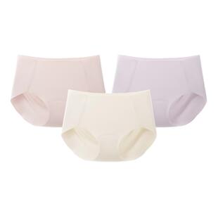 3件|蕉内银皮300P女士内裤瑜伽无痕隐形纯棉透气裆三角裤短裤女