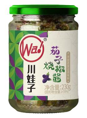 川娃子茄子烧椒酱辣椒酱下饭菜