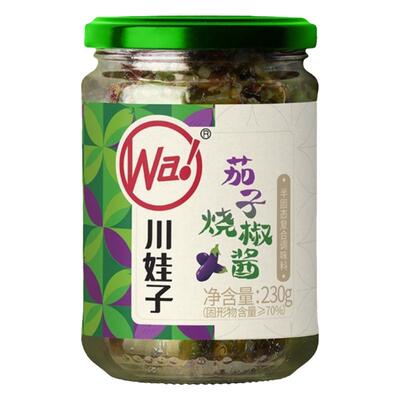 川娃子茄子烧椒酱辣椒酱下饭菜