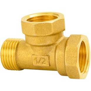 三通活接双外丝内外丝双内丝直通水管直接接头配件大全铜4分转6分