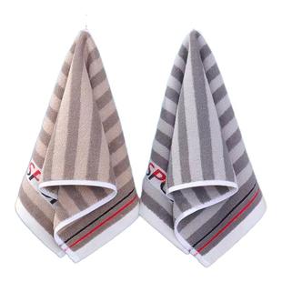 50x25 纯棉儿童毛巾学生洗脸小毛巾全棉成人老人面巾深色耐脏吸水