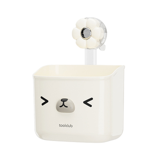 厨房葱姜蒜收纳盒壁挂吸盘收纳筐免打孔大蒜生姜挂篮调料品置物架