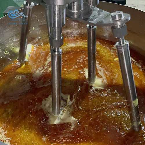 火锅炒料机 炒650斤豆瓣酱多头搅拌炒锅 隆泽大型火锅辣椒酱炒锅