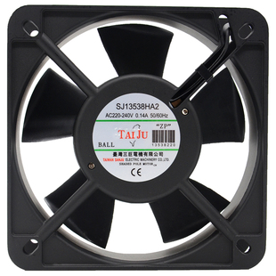 台湾三巨耐高温全金属散热风扇220V工业柜配电柜铁叶110V轴流风机
