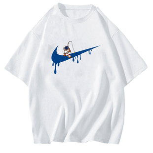 NASA联名宇航员纯棉短袖T恤女童男童儿童装一家三四口亲子装夏装