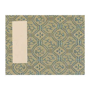 迷你掌中小册页生日折页本双面手工宣纸便推式打卡盖章本礼物定制