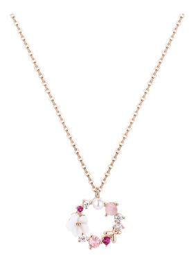 小众花朵项链女轻奢气质