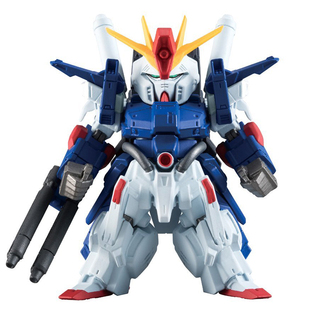 万代FW高达玩具 CONVERGE EX21 FAZZ 强化型ZZ敢达 全装备 现货