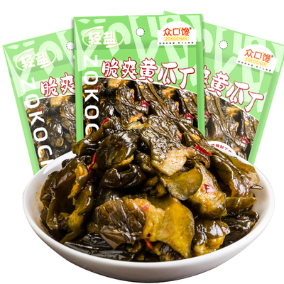 众口馋脆爽黄瓜丁袋装下饭菜酱瓜