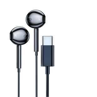 集语有线耳机typec接口半入耳式高音质降噪3.5mm圆孔适用华为小米