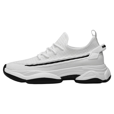 夏天飞织运动增高鞋子